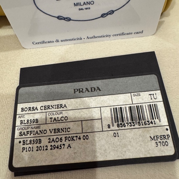 Prada Large Pyramid Top Handle Studded Vernice Saffiano Leather Handbag - Picture 4 of 15